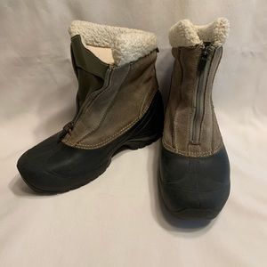 Sorel snow boots Crestwynd suede thinsulate zip